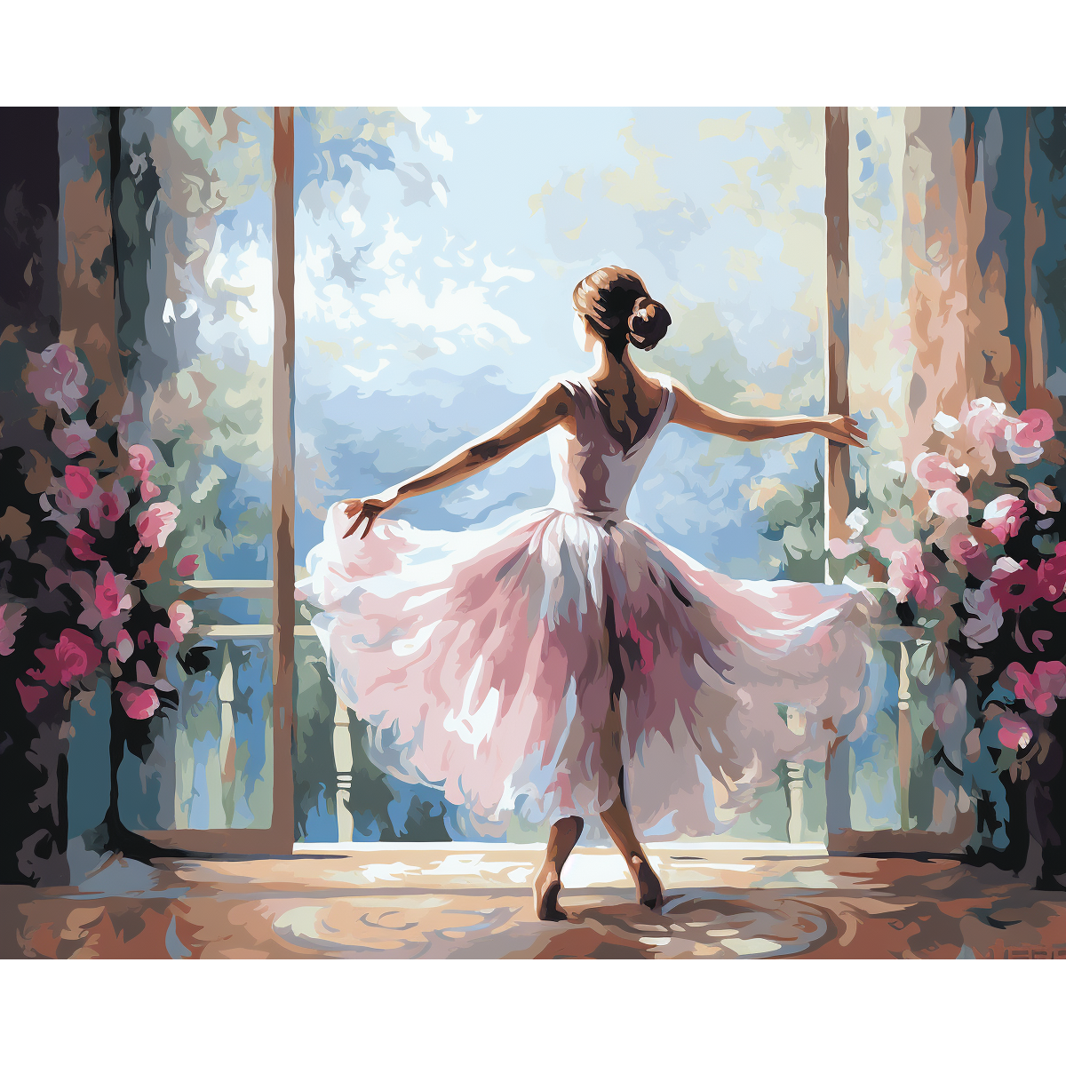 Numeral Elegance Paint By Numbers Kit