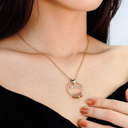 Personalized Necklace - "Ring Mom"