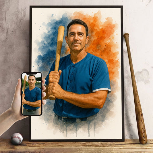Personalized Canvas - Baseball