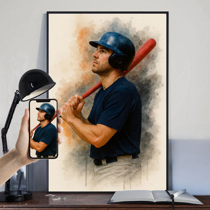 Personalized Canvas - Baseball