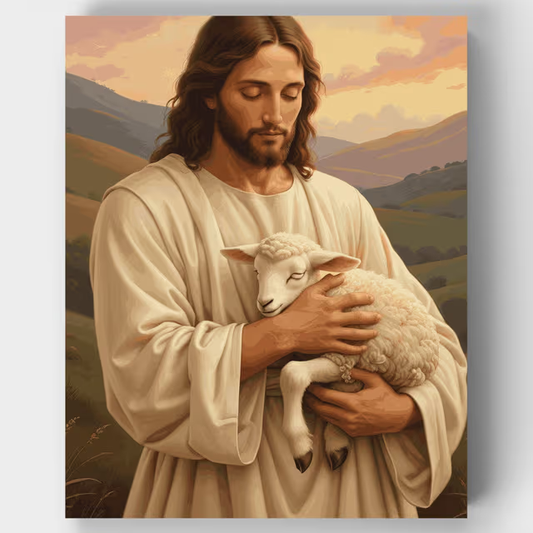 "The Good Shepherd" Paint by Numbers Kit