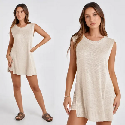 Moon Women's 2 Piece Outfits Summer Knit Sweater Set