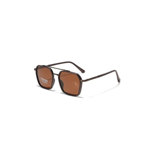 Geometric Frame Double Beam Sun Glasses