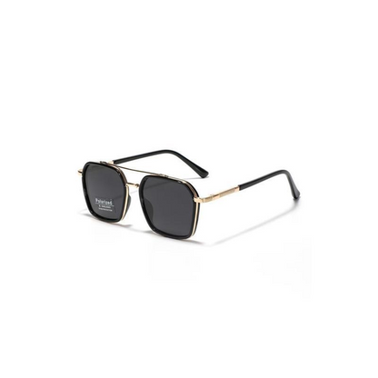 Geometric Frame Double Beam Sun Glasses