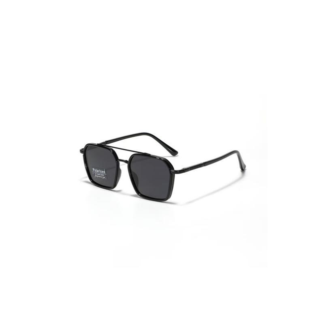 Geometric Frame Double Beam Sun Glasses