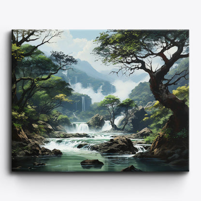Waterfall Cove Paint By Numbers Kit