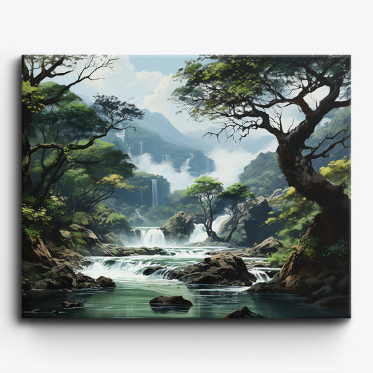 Waterfall Cove Paint By Numbers Kit