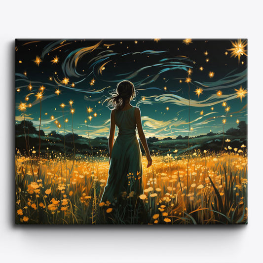 Whimsical Fields Paint By Numbers Kit