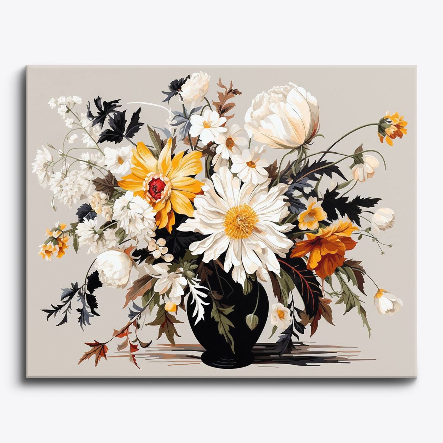Wildflower Contrasts Paint By Numbers Kit