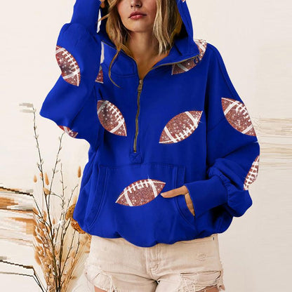 Moon Womens Game Day Sweatshirts Football