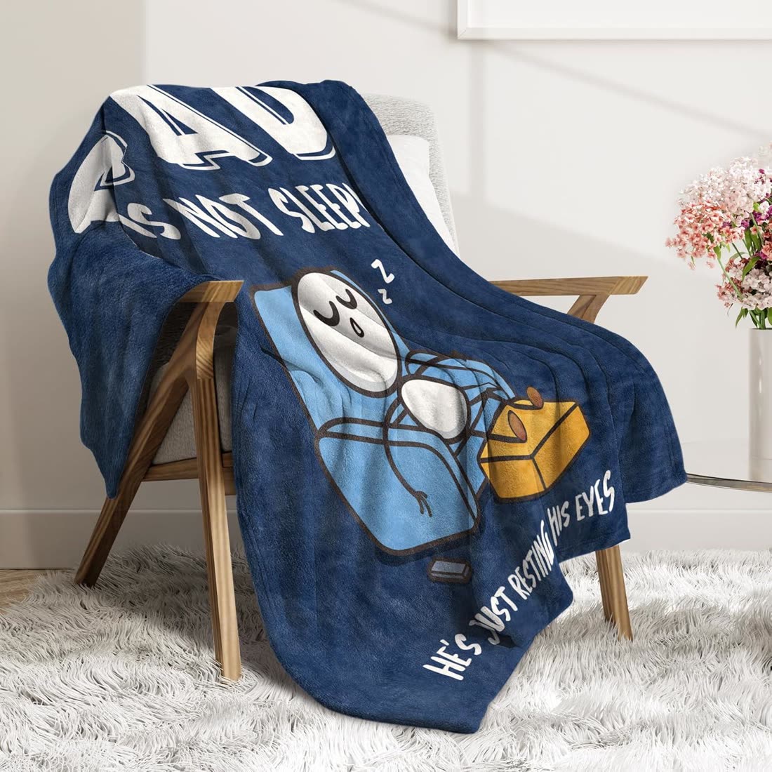 Navy blanket